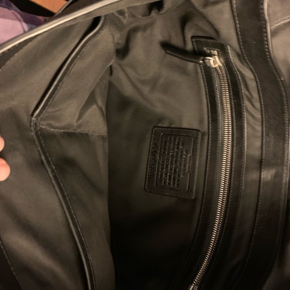 Leather Coach Messenger Work Bag - Picture 4 of 4